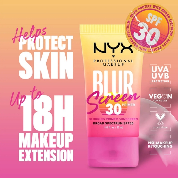 NYX Professional Makeup Blur Screen SPF 30 Primer - Picture 1 of 2